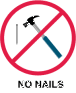 No hammer